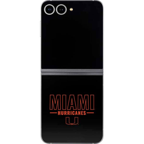 University of Miami Hurricanes Galaxy Z Flip6 Skin